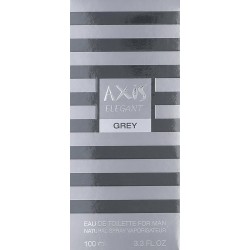 Axis elegant grey eau de toilette for men, 100 ml