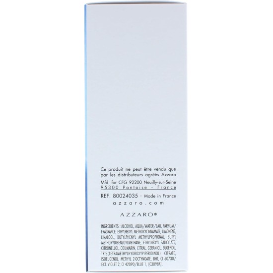 Azzaro solarissimo marettimo eau de toilette spray for him, 75 ml