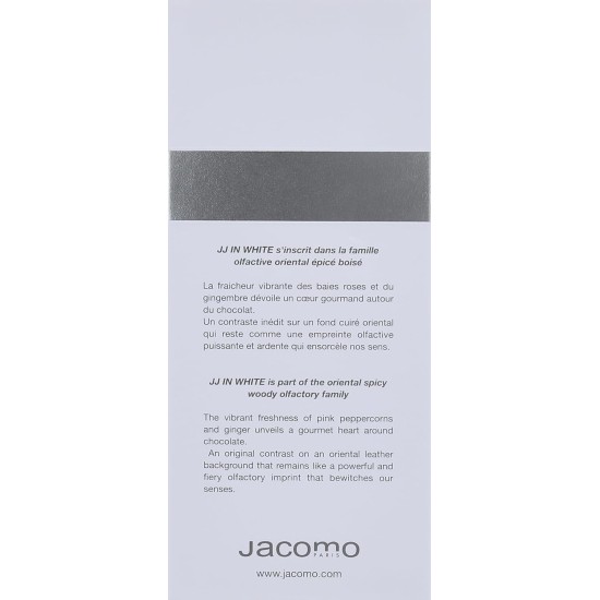 Corine de Farme Jacomo Jacomo In White (M) Edt 100Ml Corine de Farme Jacomo Jacomo In White (M) Edt 100Ml
