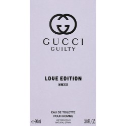 Gucci guilty love edition 2021 pour homme eau de toilette 90ml