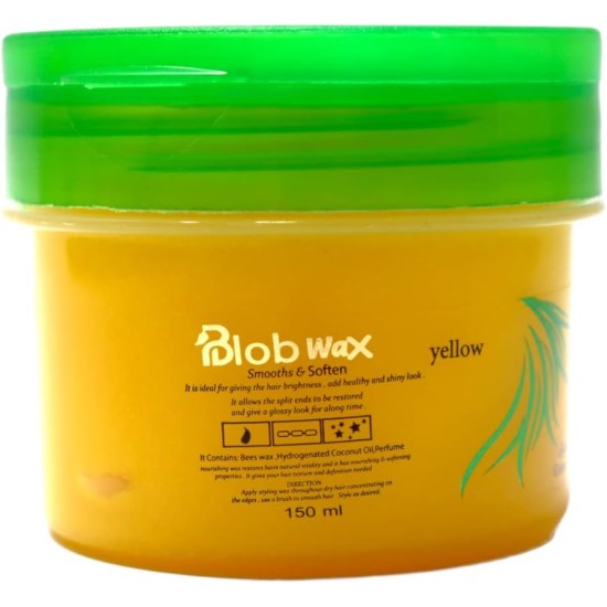 Blob hair wax styling cream with beeswax and coconut - 170 ml