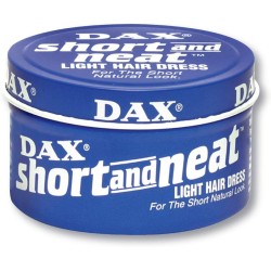 Dax wax blue short and neat light hair dress 99g