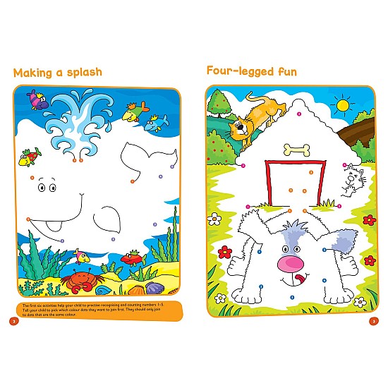 Dot-to-Dot Age 3-5 Wipe Clean Activity Book: Ideal for Home Learning