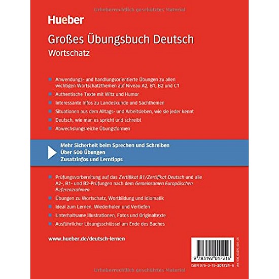 Grosses Ubungsbuch Deutsch - Wortschatz: Grosses Ubungsbuch Deutsch - Wort