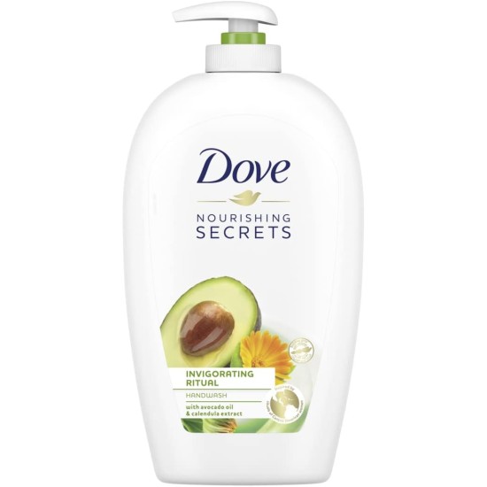 Dove Nourishing Secrets Hydrating Handwash, Made with avocado oil & calendula extract Moisturize and Nourish 500ML Dove Nourishing Secrets Hydrating Handwash, Made with avocado oil & calendula extract Moisturize and Nourish 500ML