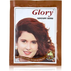 Glory hair henna, 10 gm - mahogeny