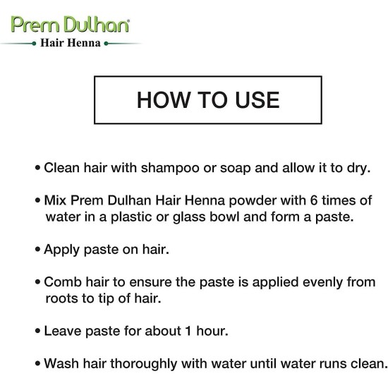 Prem Dulhan Henna - Natural Brown Prem Dulhan Henna - Natural Brown