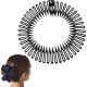 Comb Full Circle Headband | Full Circular Stretch Comb Headbands,Simple Elastic Non Slip Head Band Head Wear Hoop Clips for Women