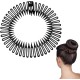 Comb Full Circle Headband | Full Circular Stretch Comb Headbands,Simple Elastic Non Slip Head Band Head Wear Hoop Clips for Women