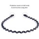 Metal Hair Hoop Band Unisex Wavy Headband Multi-Use Headbands Black Spring Wavy Hair Bands Bandeau Fashion Headband comb Headwear Accessories for Men Women's