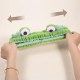 Miroksh Kawaii Fluffy Spa Headband Cute Green Frog Hairband for Woman Girls Washing Face,Make up,Kids Party,Soft Coral Fleece Cartoon Creative Hair Accessory gift