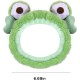 Miroksh Kawaii Fluffy Spa Headband Cute Green Frog Hairband for Woman Girls Washing Face,Make up,Kids Party,Soft Coral Fleece Cartoon Creative Hair Accessory gift