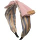 ZAHRA Fashion Striped Hair Hoop for Girls and Women Multi Color Medium