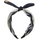 ZAHRA Fashion Striped Hair Hoop for Girls and Women Multi Color Medium