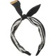 ZAHRA Fashion Striped Hair Hoop for Girls and Women Multi Color Medium