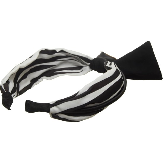 ZAHRA Fashion Striped Hair Hoop for Girls and Women Multi Color Medium
