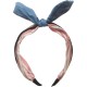 ZAHRA Fashion Striped Hair Hoop for Girls and Women Multi Color Medium