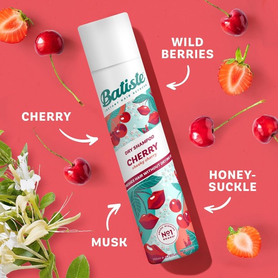 Batiste Dry Shampoo, Cherry, 200 ml