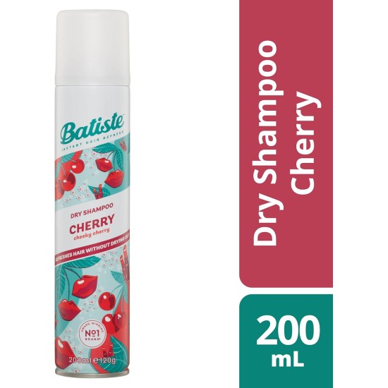 Batiste Dry Shampoo, Cherry, 200 ml