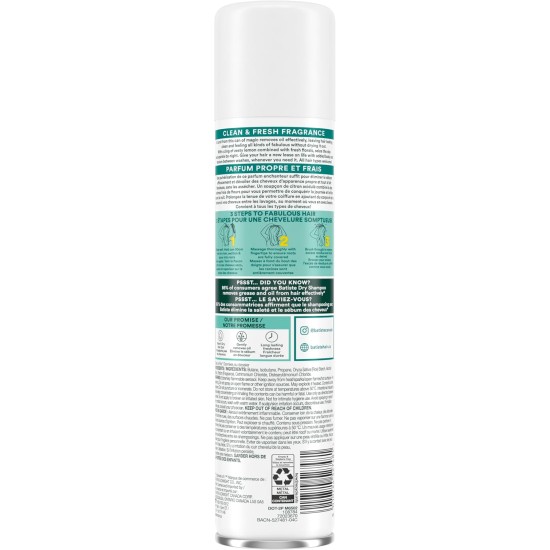 Batiste Dry Shampoo, Original, 200 Ml