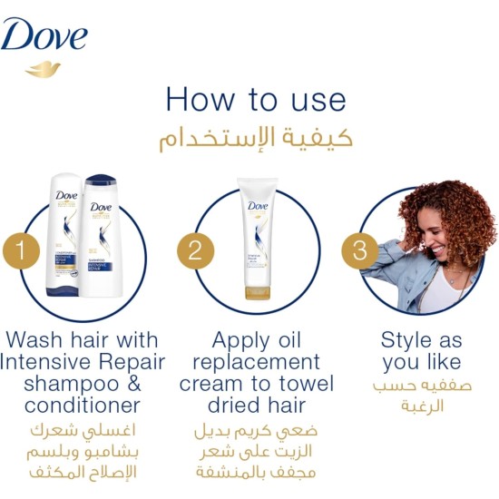 Dove Oil Replacement Intensive Repair 300ML Dove Oil Replacement Intensive Repair 300ML
