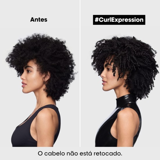 L'Oréal Professionnel Leave-In-Moisturiser, With Heat Protection, For Curly & Coily Hair, With Glycerin, Urea H and Hibiscus Seed Extract, Serie Expert Curl Expression, 200 ml L'Oréal Professionnel Leave-In-Moisturiser, With Heat Protection, For Curly & Coily Hair, With Glycerin, Urea H and Hibiscus Seed Extract, Serie Expert Curl Expression, 200 ml
