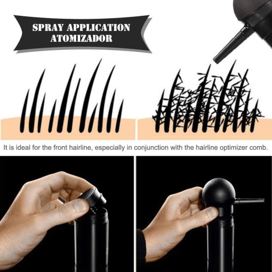 Excefore Professional Spray Application Atomizador for Hair Building Fibers Nozzle Hair Thickening Tools (Spray Applicator) Hair Fiber Applicator Pump Sprayer Hair Building Fibers Excefore Professional Spray Application Atomizador for Hair Building Fibers Nozzle Hair Thickening Tools (Spray Applicator) Hair Fiber Applicator Pump Sprayer Hair Building Fibers