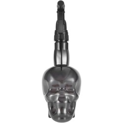Hairdressing Spray Bottle, 500ml Devil shape Salon Water Mist Sprayer Refillable Skull Hair Salon Water Mist Sprayer Hair Spray Bottle for Taming Hair, Hairstyling, Plants, Pets, Cleaning (Black)