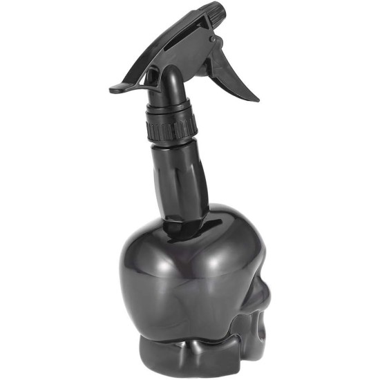 Hairdressing Spray Bottle, 500ml Devil shape Salon Water Mist Sprayer Refillable Skull Hair Salon Water Mist Sprayer Hair Spray Bottle for Taming Hair, Hairstyling, Plants, Pets, Cleaning (Black) Hairdressing Spray Bottle, 500ml Devil shape Salon Water Mist Sprayer Refillable Skull Hair Salon Water Mist Sprayer Hair Spray Bottle for Taming Hair, Hairstyling, Plants, Pets, Cleaning (Black)