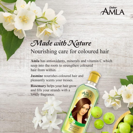 DABUR AMLA JASMINE HAIR OIL 90 ML+10%OFF DABUR AMLA JASMINE HAIR OIL 90 ML+10%OFF