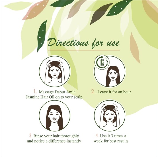 DABUR AMLA JASMINE HAIR OIL 90 ML+10%OFF DABUR AMLA JASMINE HAIR OIL 90 ML+10%OFF