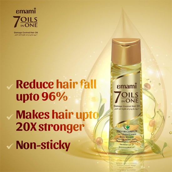 Emami 7 oils in one damage control hair oil, 100ml Emami 7 oils in one damage control hair oil, 100ml