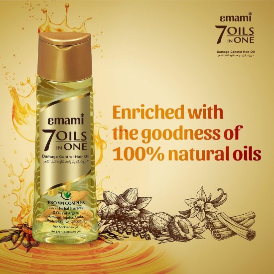 Emami 7 oils in one damage control hair oil, 100ml Emami 7 oils in one damage control hair oil, 100ml
