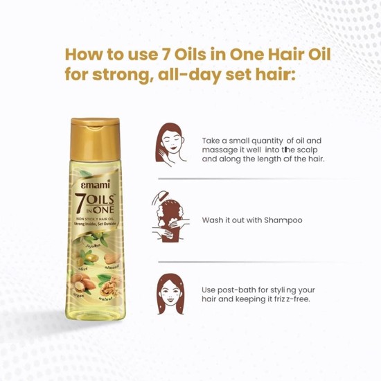Emami 7 oils in one damage control hair oil, 100ml Emami 7 oils in one damage control hair oil, 100ml