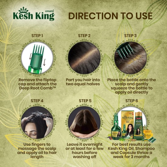 Emami Kish King Hair Oil ^ Q Shibmo Gift 100ml Emami Kish King Hair Oil ^ Q Shibmo Gift 100ml