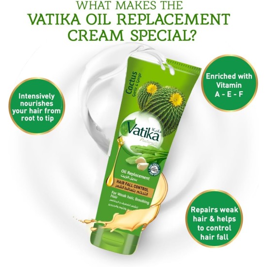 Vatika Naturals Smooth & Silky Oil Replacement 200 ml | Almond, Coconut & Sesame | For Dry & Rough Hair | Non-Sticky & Non-Greasy Vatika Naturals Smooth & Silky Oil Replacement 200 ml | Almond, Coconut & Sesame | For Dry & Rough Hair | Non-Sticky & Non-Greasy