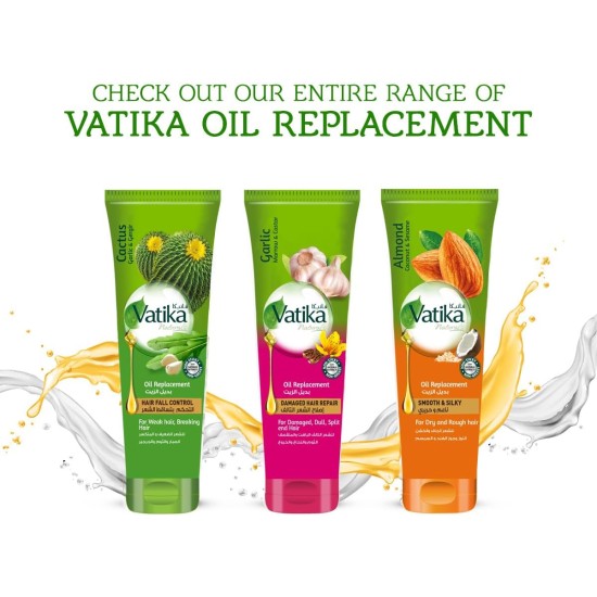Vatika Naturals Smooth & Silky Oil Replacement 200 ml | Almond, Coconut & Sesame | For Dry & Rough Hair | Non-Sticky & Non-Greasy Vatika Naturals Smooth & Silky Oil Replacement 200 ml | Almond, Coconut & Sesame | For Dry & Rough Hair | Non-Sticky & Non-Greasy