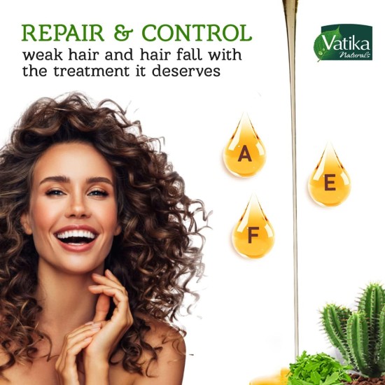 Vatika Naturals Smooth & Silky Oil Replacement 200 ml | Almond, Coconut & Sesame | For Dry & Rough Hair | Non-Sticky & Non-Greasy Vatika Naturals Smooth & Silky Oil Replacement 200 ml | Almond, Coconut & Sesame | For Dry & Rough Hair | Non-Sticky & Non-Greasy