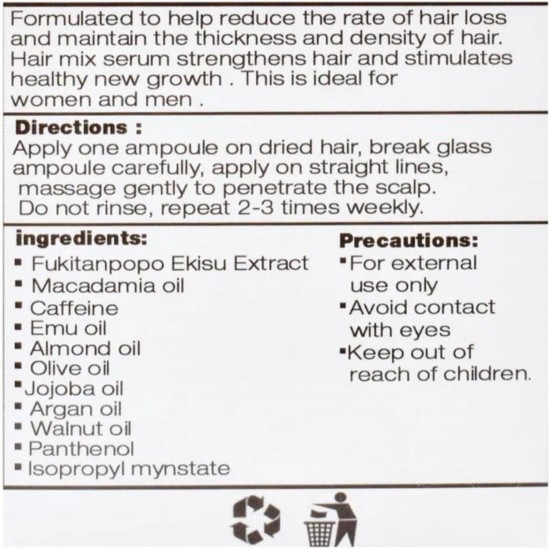 Hair Mix Ampoules Serum, 5 ml Hair Mix Ampoules Serum, 5 ml