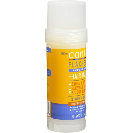 Cantu Flaxseed Smoothing Hair Wax with Shea Butter, Beeswax, Honey & Coconut Oil 2 oz Cantu Flaxseed Smoothing Hair Wax with Shea Butter, Beeswax, Honey & Coconut Oil 2 oz