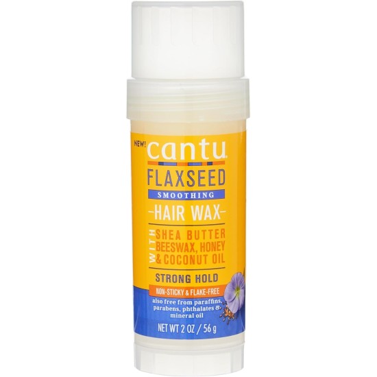 Cantu Flaxseed Smoothing Hair Wax with Shea Butter, Beeswax, Honey & Coconut Oil 2 oz Cantu Flaxseed Smoothing Hair Wax with Shea Butter, Beeswax, Honey & Coconut Oil 2 oz