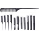 Anti-static Hair Comb, Heat Resistant Carbon Fiber Anti-static Hair Comb, Heat Resistant Carbon Fiber
