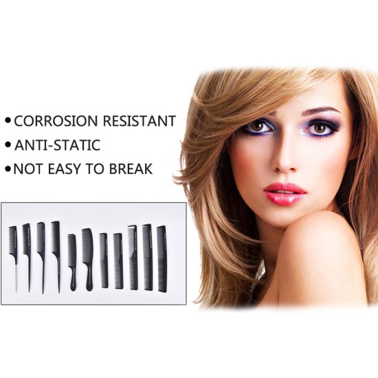 Anti-static Hair Comb, Heat Resistant Carbon Fiber Anti-static Hair Comb, Heat Resistant Carbon Fiber