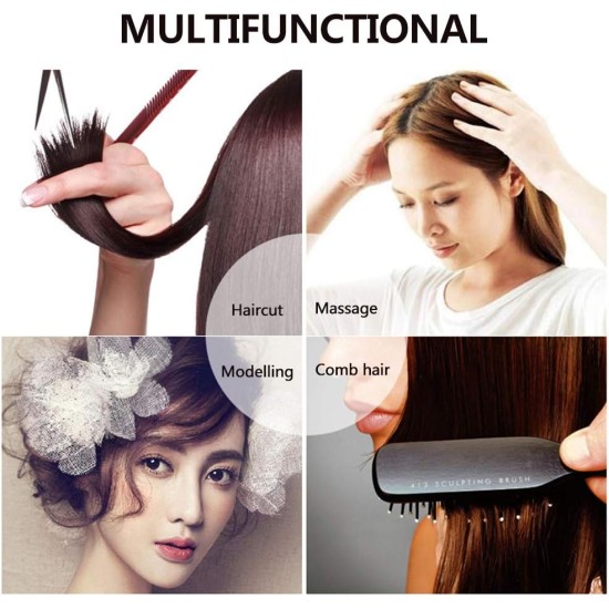 Anti-static Hair Comb, Heat Resistant Carbon Fiber Anti-static Hair Comb, Heat Resistant Carbon Fiber