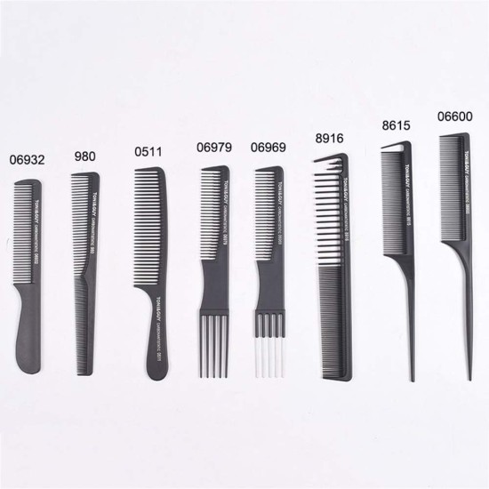 Anti-static Hair Comb, Heat Resistant Carbon Fiber Anti-static Hair Comb, Heat Resistant Carbon Fiber