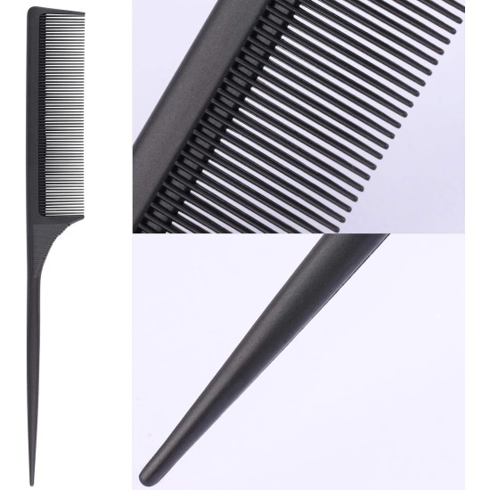 BTYMS Rat Tail and Dressing Set Parting Combs - 3 Pieces