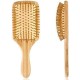 Brush and comb for hairdressing wood