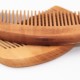 Crafts idea wooden comb hair + beard detangler for women and men - natural anti static wood for detangling and styling wet or dry curly, thick, wavy, or straight hair - small pocket sized