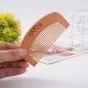 Mens Beard Mustache Brush Military Hard Natural Wood Handle Comb Anti-Static Mustache Pocket Comb Hair