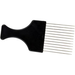 Metal Pick Comb, Detangle Wig Braid Hair Styling Comb, Hair Pick, Hair Comb Pick African American Hair-multi colour